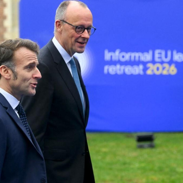 Emmanuel Macron  i Friedrich Merz