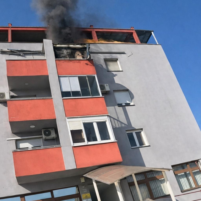 Požar na Rudešu