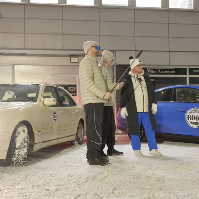 Test starog i novog Mercedesa u Finskoj