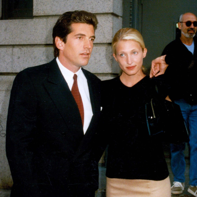 John Kennedy Jr & Carolyn Bessette (wife) 1996
 