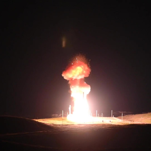 Lansiranje projektila Minuteman III, arhivska fotografija