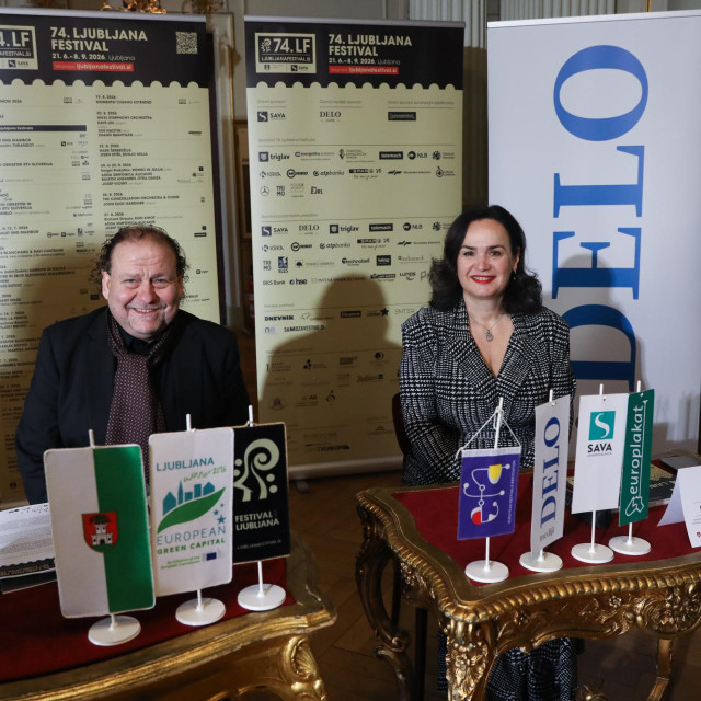 Direktor i umjetnički ravnatelj Festivala Ljubljana Darko Brlek te intendantica zagrebačkog HNK Iva Hraste Sočo