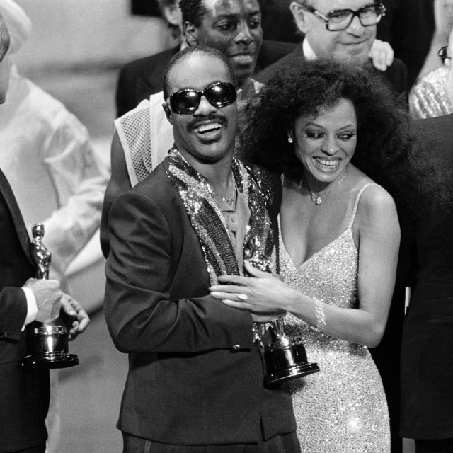 Stevie Wonder i Diana Ross 