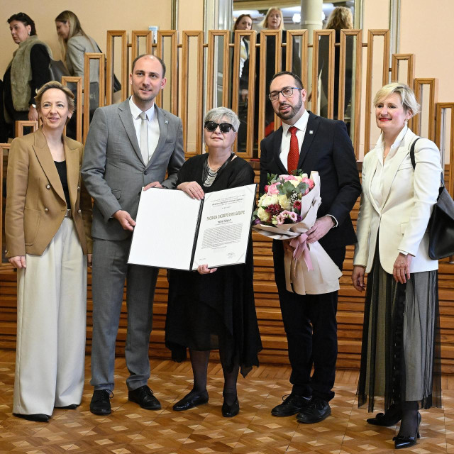 Svečanost dodjele nagrade Zagrepčanka godine Nevi Tölle.