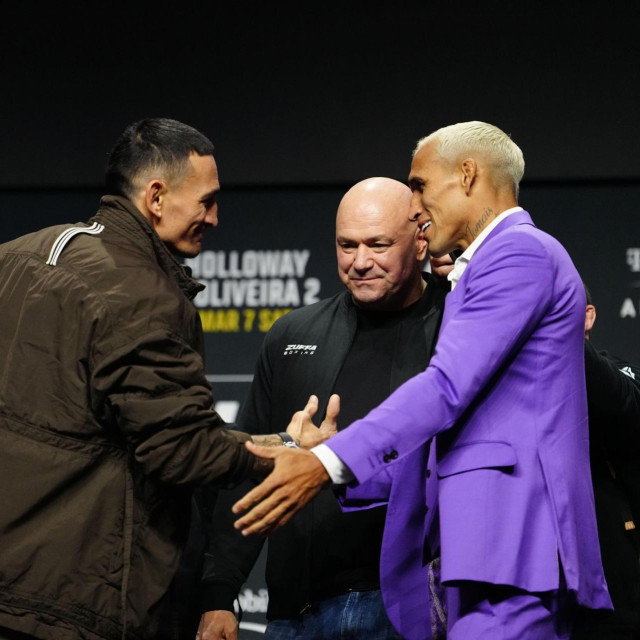 Max Holloway, Dana White I Charles Oliveira | UFC 326
