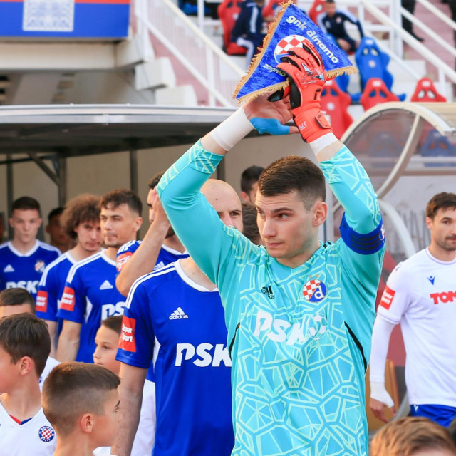 Dominik Livaković zadnji nastup s Dinamom na Poljudu je odradio 30. travnja 2023.