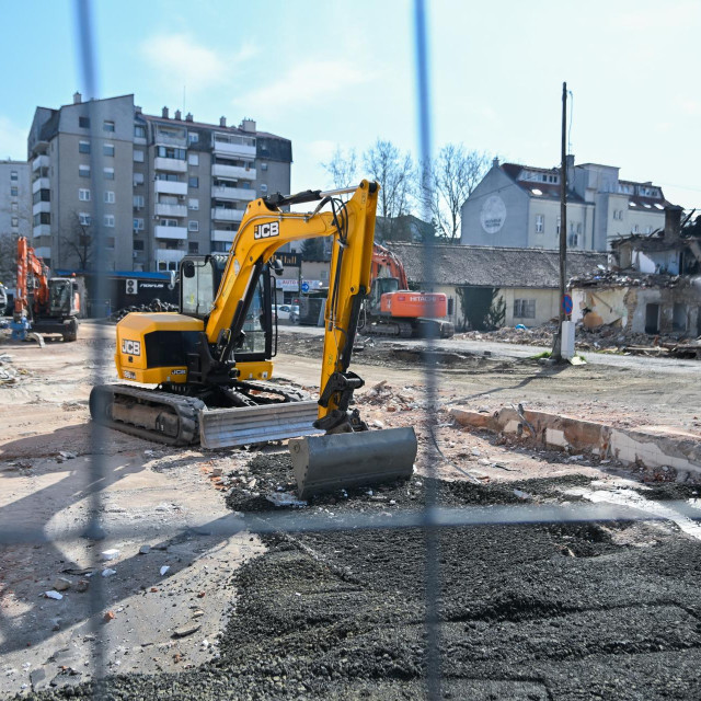 Lokacija srušene dvorane