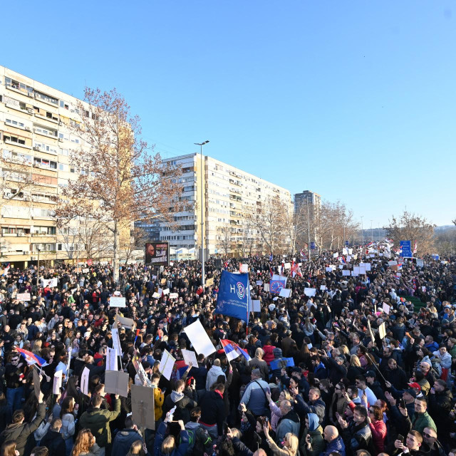 Novi Sad, prosvjed