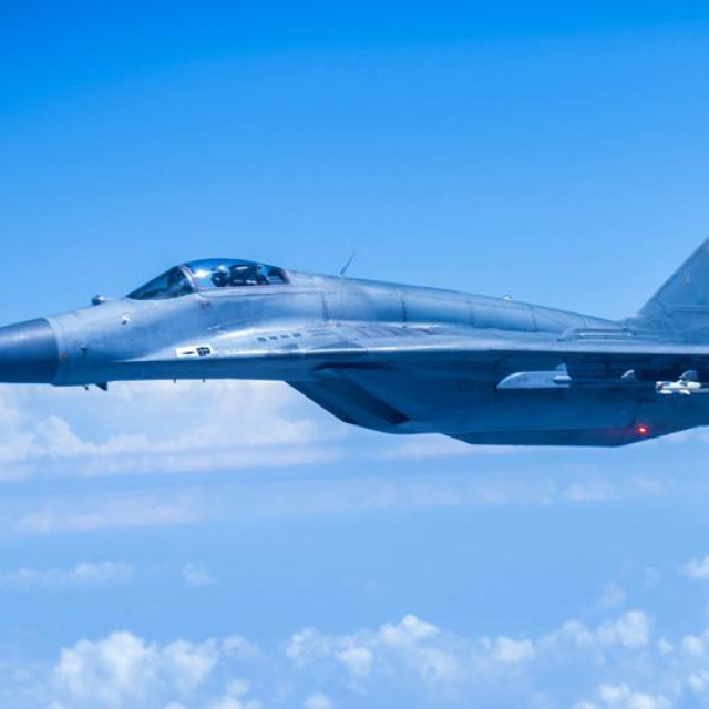 Borbeni avion Mig 29 zračnih snaga Srbije