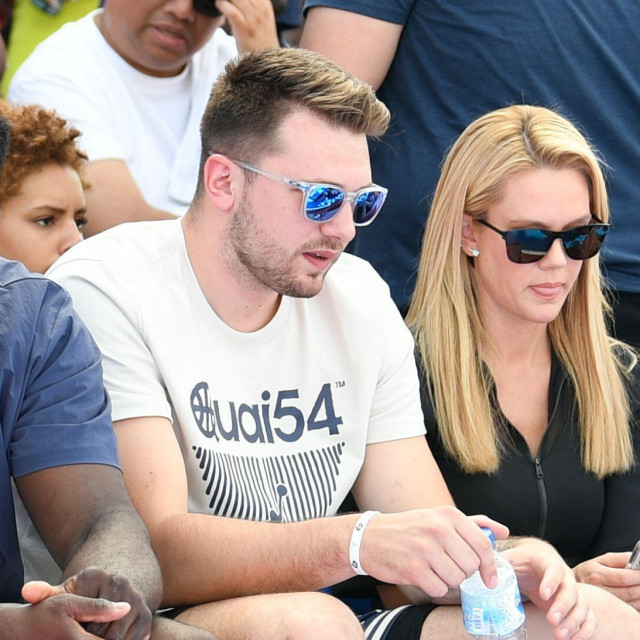 Luka Dončić i donedavna zaručnica Anamaria Goltes
