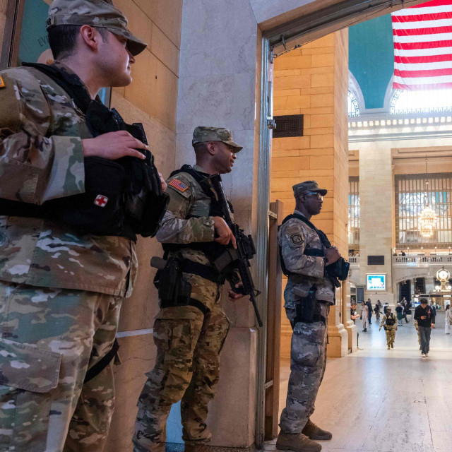 Vojnici američke Nacionalne garde u New Yorku