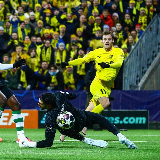 Prizor iz utakmice u kojoj su pobijedili Sporting
