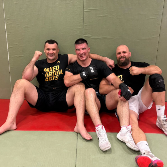 S lijeva na desno: Cro Cop, Matej Batinić i Bruno Škudar