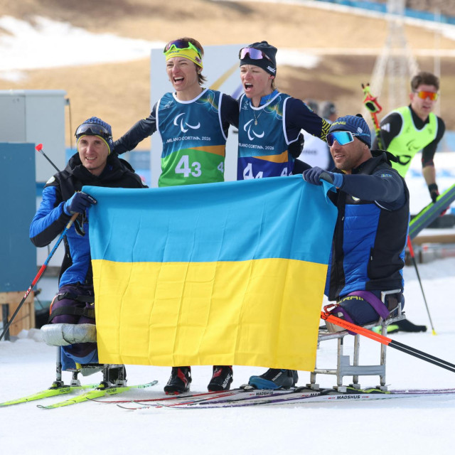 Članovi ukrajinske paraolimpijske reprezentacije na ZPOI 2026.