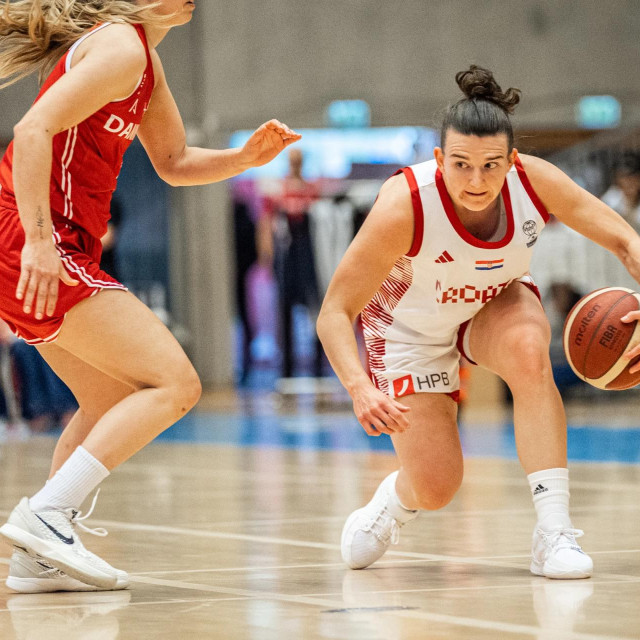 Mihaela Lazić je morala iznijeti (pre)veliki teret u izostanku gotovo kompletne bekovske linije hrvatske reprezentacije