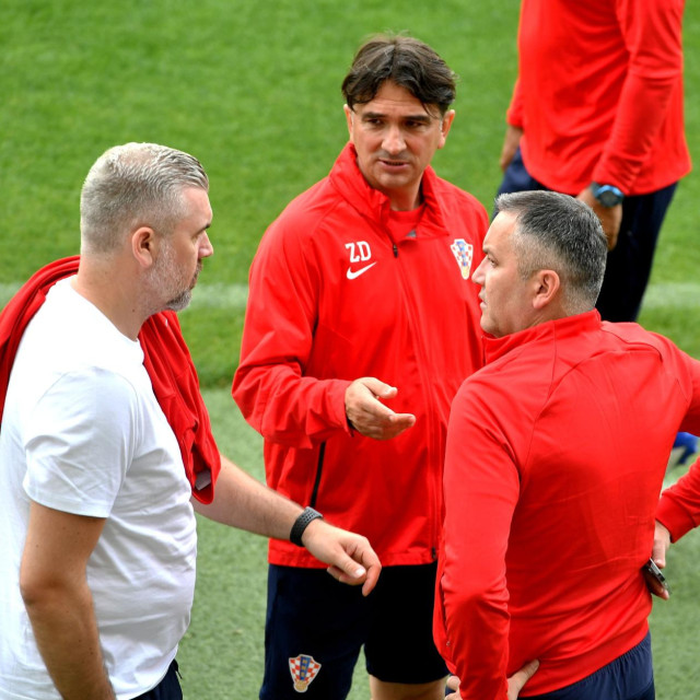 Stipe Pletikosa, Zlatko Dalić i Marijan Kustić