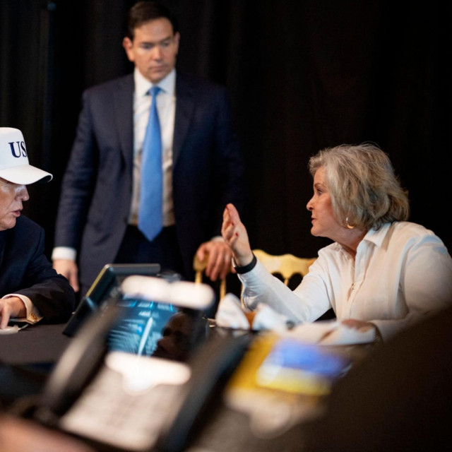 Donald Trump, Marco Rubio i Susie Wiles