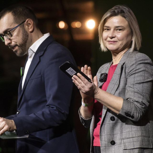 Tomislav Tomašević i Sandra Benčić