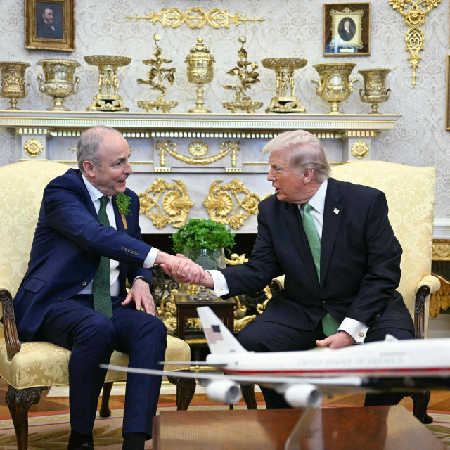 Američki predsjednik Donald Trump i irski premijer Micheál Martin 