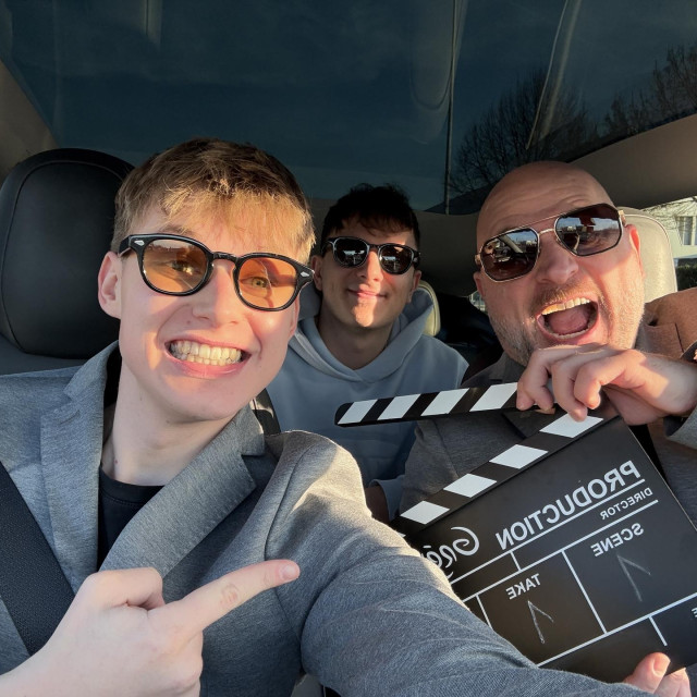 Gabriel Bitorajac s tatom Reneom