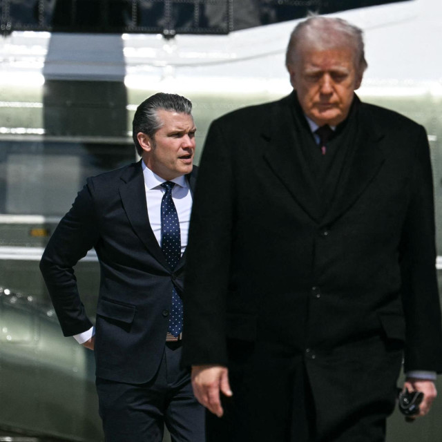 Američki predsjednik Donald Trump i ministar obrane Pete Hegseth