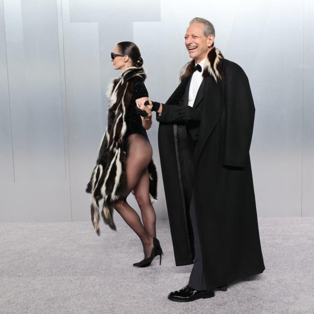 Emilie Livingston i Jeff Goldblum