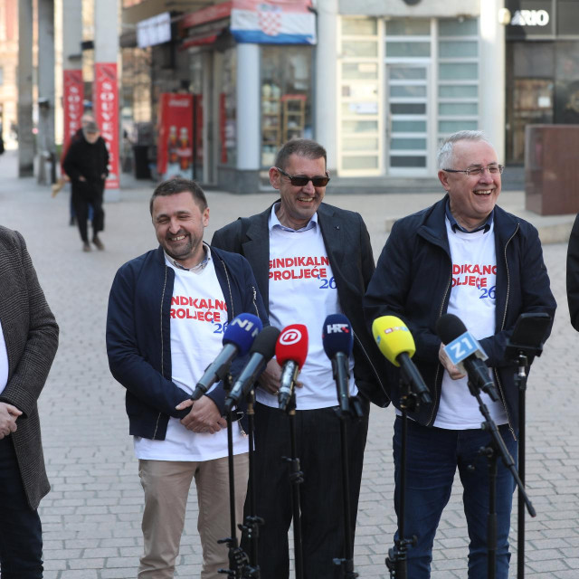 Konferencija za medije šest sindikata javnih službi