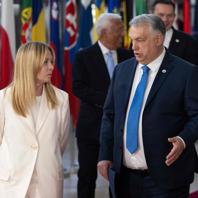 Giorgia Meloni i Viktor Orban