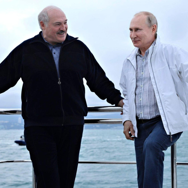Aleksandar Lukašenko i Vladimir Putin