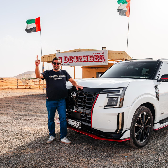 Zvonimir Jurčić i Nissan Patrol NISMO u UAE