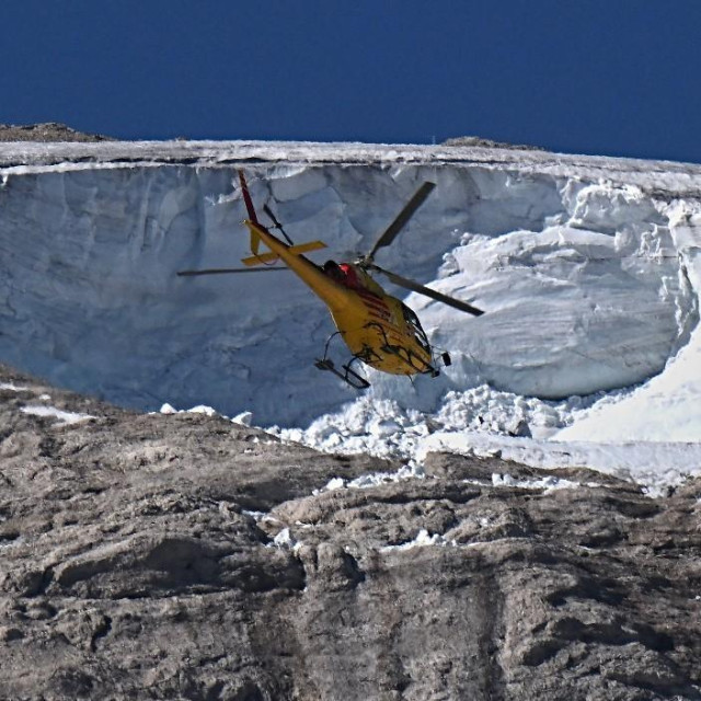 Spasilački helikopter, ilustracija
