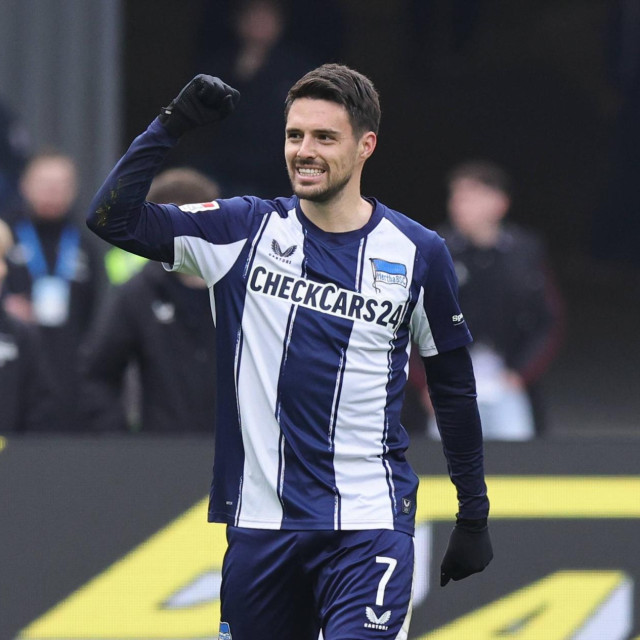 Josip Brekalo slavi gol u dresu Herthe