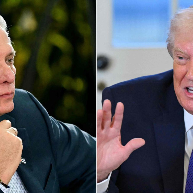 President Miguel Diaz-Canel, Donald Trump 