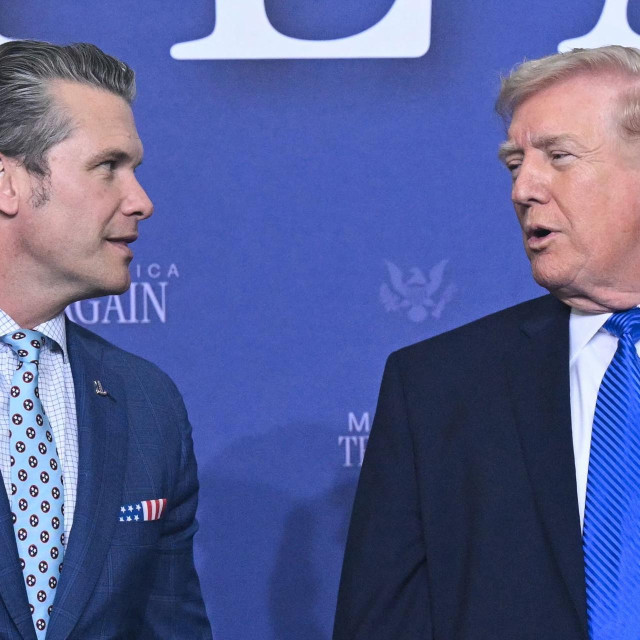 Pete Hegseth i Donald Trump