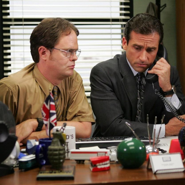 Rainn Wilson i Steve Carell u seriji ‘The Office‘