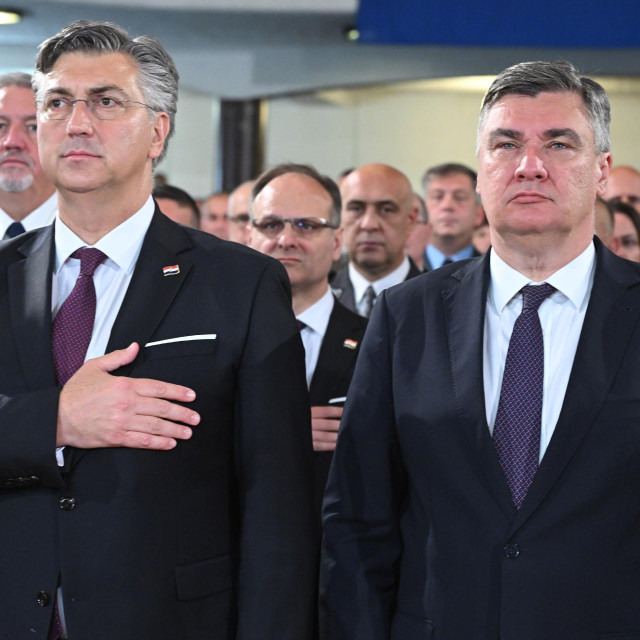 Andrej Plenković i Zoran Milanović