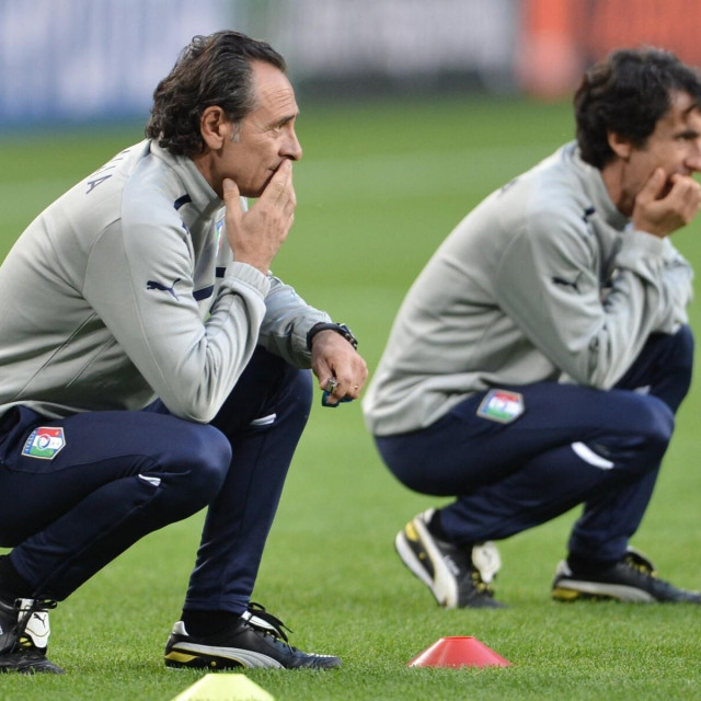 Cesare Prandelli i Gabriele Pin