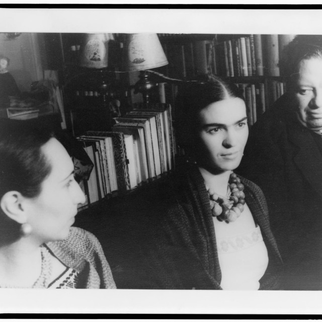 Diego Rivera, Frida Kahlo, Malú Block
 