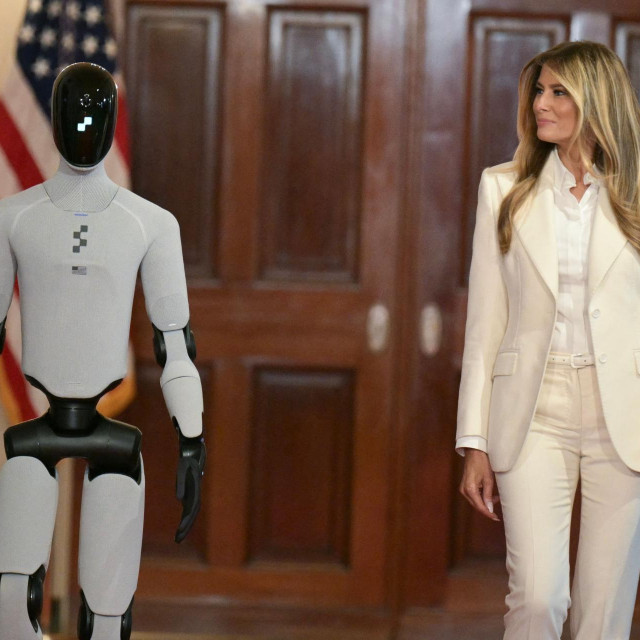 Melania Trump i humanoid robot