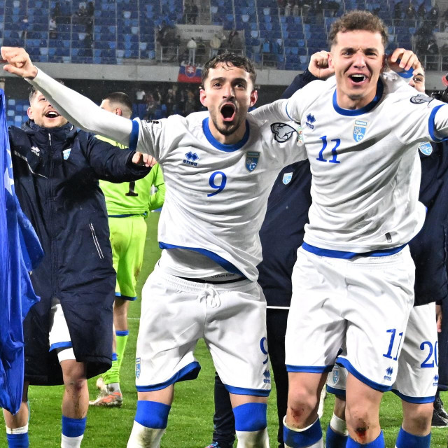 Kosovo je u Bratislavi pobijdilo Slovačku sa 4:3 i time izborilo finale baraža protiv Turske u Prištini