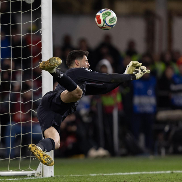 Vratar BiH, Nikola Vasilj, sjajno je obranio 11-erac Velšaninu Necu Williamsu