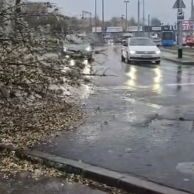 Nevrijeme je uzrokovalo brojne probleme u prometu