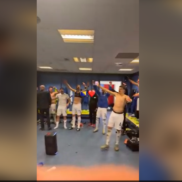 Slavlje igrača BiH