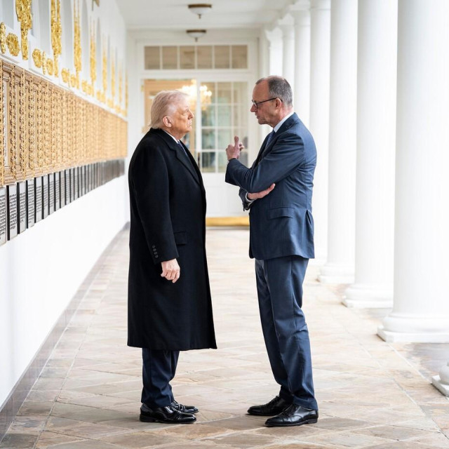 Donald Trump i Friedrich Merz