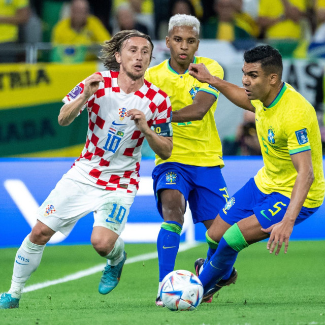 Luka Modrić, Casemiro i Rodrygo