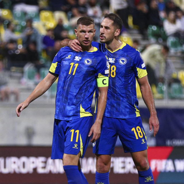Edin Džeko i Nikola Katić, uzdanice reprezentacije Bosne i Hercegovine