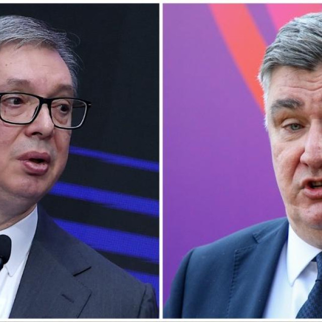 Aleksandar Vučić i Zoran Milanović