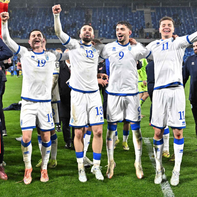 Igrači Kosova slave pobjedu u Poljskoj