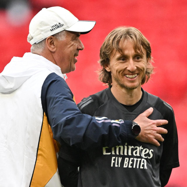 Carlo Ancelotti i Luka Modrić iz sretnih dana u Realu