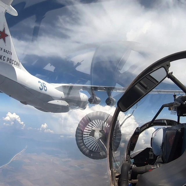 Ilustrativna fotografija, ruski zrakoplovi iznad Krima